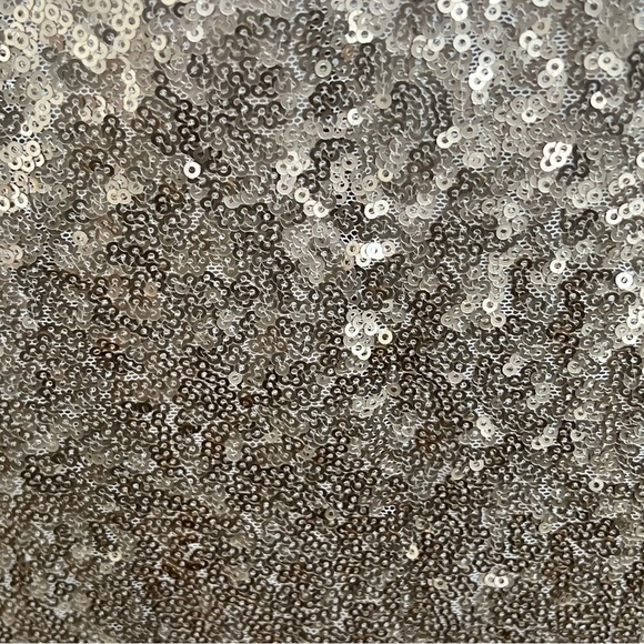 Revelry Bardot Sequin Off Shoulder Gold Gown Maxi Size 18 Bridesmaid NYE Holiday - Picture 7 of 16